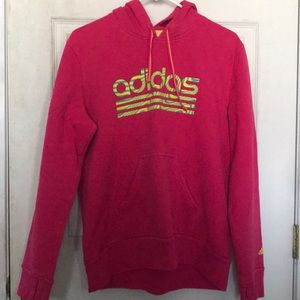 Pink adidas sweater
